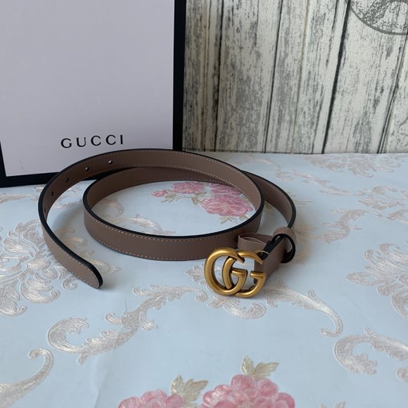 Leather belts with GG buckle main image 6